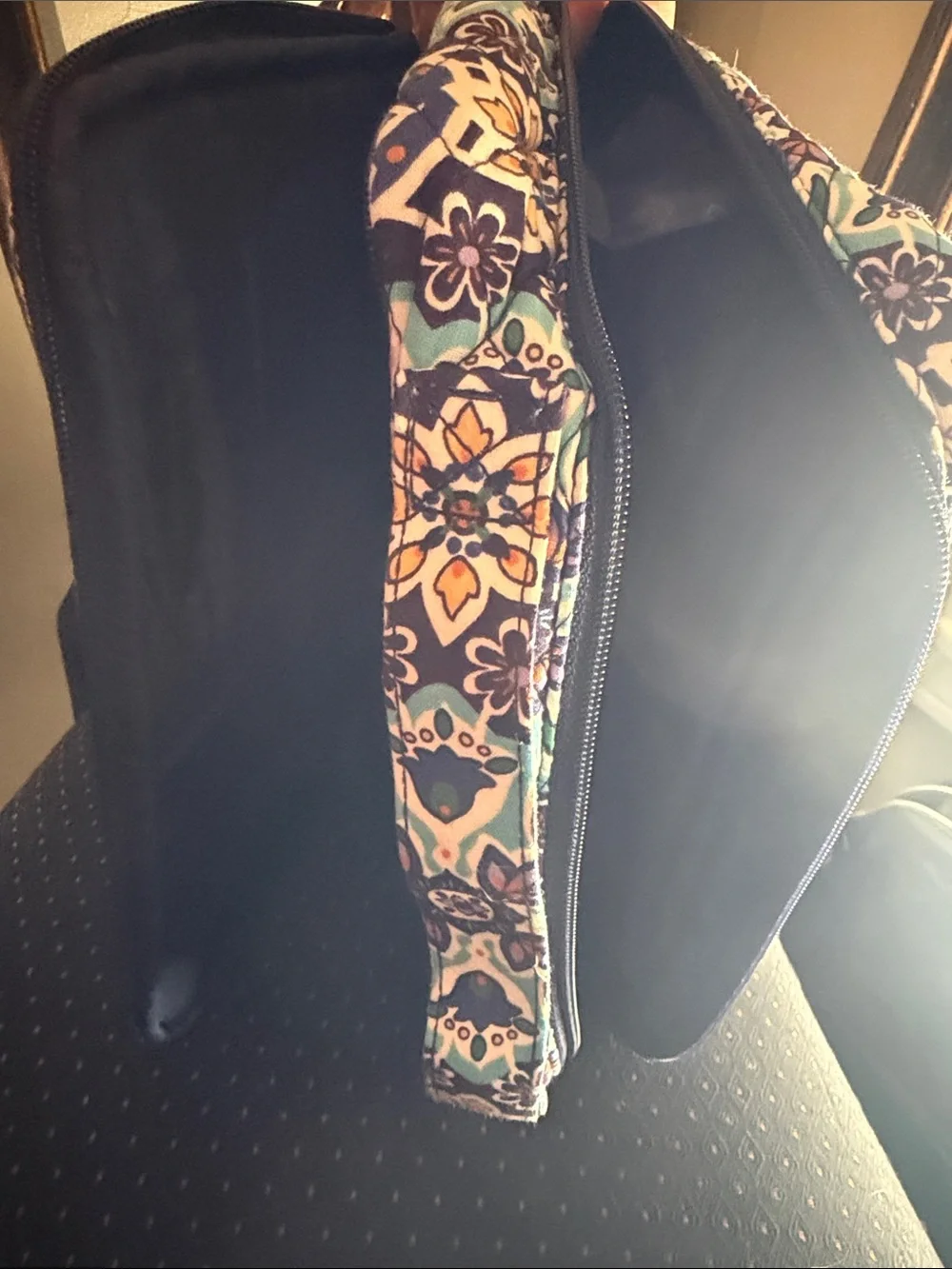 Vera Bradley 2 piece makeup case